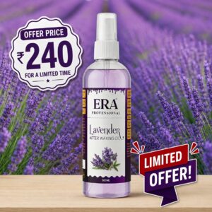 Lavender after waxing oil